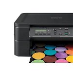 Imprimanta multifunctionala color CISS, Brother, DCP-T525W, fara fir, A4, USB, Negru
