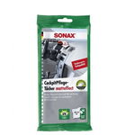 Set 10 servetele curatare suprafete plastic, cu efect mat SONAX, SONAX