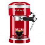 Espressor Artisan KitchenAid 5KES6503EER, 1470 W, 15 bar, 1,4 l, Duza pentru abur, Portafiltru, Empire red, KitchenAid