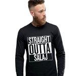 Bluza barbati neagra - Straight Outta Salaj, 2XL