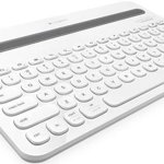Tastatura Bluetooth Logitech K480 ideala pentru PC, smartphone sau tableta (Alba)