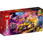 LEGO® Ninjago - Motocicleta-dragon aurie a lui Jay 71768, 137 piese