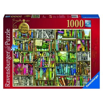Puzzle Librarie Bizara, 1000 Piese, Ravensburger
