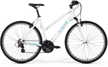 Bicicleta de oras/trekking barbati M-BIKE CRS-10V marime 46cm, 2021, Negru/Rosu, M-BIKE