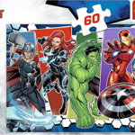 Puzzle Trefl - Avengers: Invincibilii, 60 piese