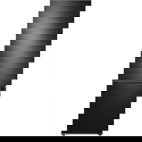 Combina frigorifica Samsung RB38C7B6AB1/EF, Bespoke, 387 l, Clasa A, Total No Frost, Twin&Metal Cooling, Compresor Digital Inverter, WiFi, AI Energy, Smart Control, H 203 cm, Dark Inox