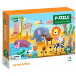 Puzzle - Minunatele animalute din Africa ( 60 piese), Dodo