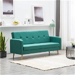 Canapea din material textil verde vidaXL, 30.3 kg