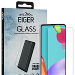 Folie Protectie Sticla Temperata Eiger EGSP00689 pentru Samsung Galaxy A52 (Transparent), Eiger