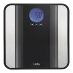Laica Ps5012 Electronic Personal Scale with Body Composition Calculation, Black and White