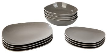 Set servire like. by Villeroy & Boch Organic Taupe Starter Set 12 piese