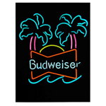 Tablou afis logo neon bere Budweiser - Material produs:: Poster pe hartie FARA RAMA, Dimensiunea:: 80x120 cm, 