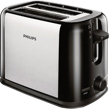 Prajitor de paine HD2586/20, 950W, negru / gri, Philips