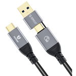 Cablu USB Orico ACC40 100W USB Type-C - USB Type-C sau USB Type A 1.5m negru