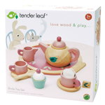 Set pentru servit ceai din lemn premium, Tender Leaf Toys, 8 piese , Tender Leaf Toys