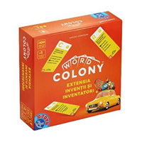 Joc societate Word Colony Inventii si Inventatori, 100 carti de joc, extensie 1 jucator, Editia RO Joc societate Word Colony Inventii si Inventatori, 100 carti de joc, extensie 1 jucator, Editia RO