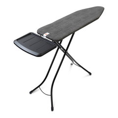 Masă de călcat cu suport pentru generator de abur Brabantia - Denim Black, B 124 x 38 cm