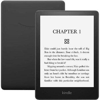 E-Book Reader Kindle PaperWhite 2021, Ecran 6.8", Waterproof, 32GB, Wi-Fi Negru