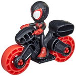 Hasbro Disney Marvel Spidey And His Amazing Friends - Miles Morales Spider-man With Bike Action Figure (f4002) 