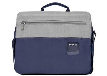 Everki Geanta notebook 14.1 inch ContemPRO Shoulder Bag Navy, compartiment special pentru laptop si tableta, garantie lifetime