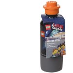 Sticla apa LEGO Movie negru cu portocaliu