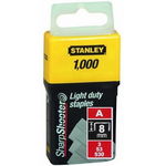 Capse tip A, Stanley TRA205T, 8 mm, set 1000 bucati