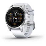 Smartwatch GARMIN Epix Pro (Gen 2) Standard Edition 42mm, Wi-Fi, GPS, Android/iOS, silicon, Silver/Whitestone