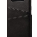 Husa Senno Protectie cu suport card pentru Samsung Note 8 Negru snnm-bc-lewt-san8-bk