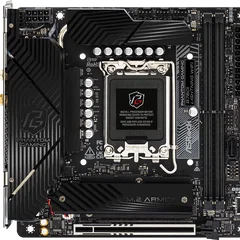 Placa de baza ASROCK B760I LIGHTNING WIFI Mini-ITX Wi-Fi 6E Bluetooth 5.3 LGA 1700 DDR5 170x170mm