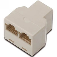 Spliter/multiplicator retea RJ45 8P8C la 2 x porturi RJ45 M-M, OEM