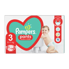 Pampers Pantaloni Băiat/Fată 3 128 buc.