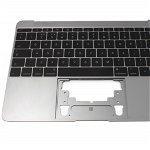 Tastatura Apple MacBook A1534 cu Palmrest gri, Apple