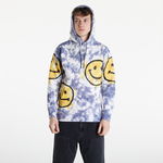 MARKET Smiley Sun Dye Hoodie Yellow Blue Tie-Dye