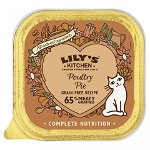 Hrana umeda pentru pisici, Lily's Kitchen, cu ingrediente naturale, Poultry Pie 85g, Lily's Kitchen