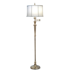 Lampa de podea Arlington 1 Light Swing Arm Floor Lamp – Burnished Brass, ELSTEAD-LIGHTING