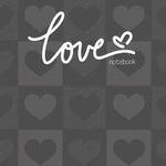 Love Notebook, Blank Write-in Journal, Dotted Lines, Wide Ruled, Medium (A5) 6 x 9 In (Gray) - Write Everyday, Write Everyday