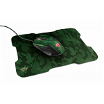 Kit gaming mouse si mousepad Trust GXT 781 Rixa, Verde Camo