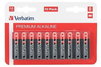 Baterii Alkaline Verbatim 49875, AA, 10 buc, Verbatim