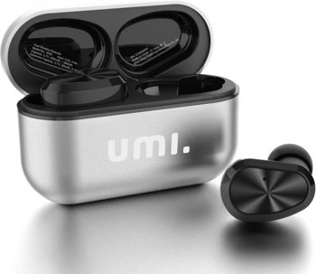 Casti audio Wireless Umi, Bluetooth 5.2, argintiu/negru