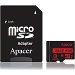 Card microSDHC UHS-I Apacer, 32GB, clasa10 cu adaptor SD