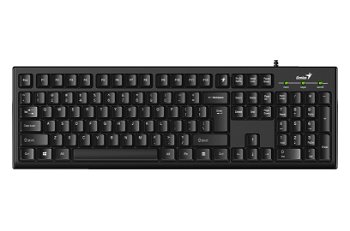 Tastatura Genius  KB-100 cu fir, negru