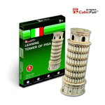 Puzzle 3D Cubic Fun - Italy: Tower of Pisa, 8 piese (Cubic-Fun-S3008H), Cubic Fun