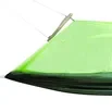 Hamac turistic din nylon cu plasa de tantari, culoare verde, dimensiuni 260 cm x 140 cm
