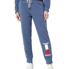 Imbracaminte Femei Tommy Jeans Boyfriend Joggers Flag Vintage Indigo, Tommy Jeans