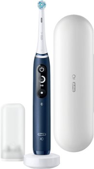 Periuta de dinti electrica ORAL-B iO7, Bluetooth, 40000 miscari/min, Curatare 3D, 5 programe, 1 capat, albastru