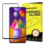 Folie Sticla Wozinsky, Tempered Glass 9H, Full Glue, pentru Samsung Galaxy M31s, Transparent/Negru