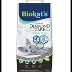 BIOKAT'S Diamond Care Sensitive Classic 6 L nisip pentru pisici sensibile, din bentonita, BIOKAT'S