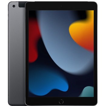 Tableta Apple iPad 9 (2021), Wi-Fi + Cellular 4G, 10.2 inch, 64GB, 3GB RAM, Space Grey, Apple