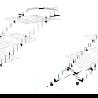 Uscator rufe vertical, mobil, suport umerase, suprafata uscare 30m / ZLN 4182, 