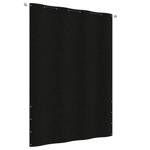 Paravan de balcon vidaXL, negru, 160 x 240 cm, tesatura oxford, 1.1 kg